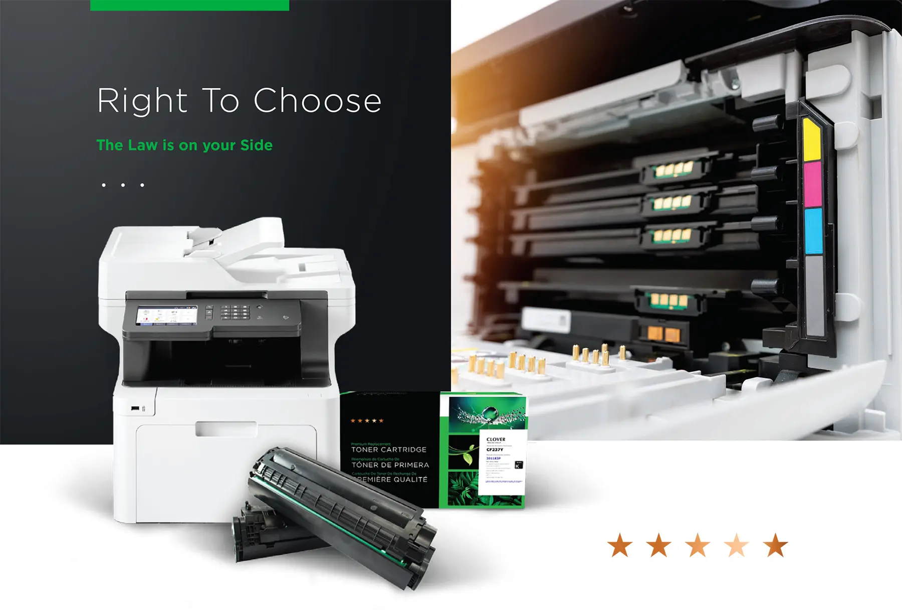 Right To Choose The Law is on your Side Billings Ink & Toner